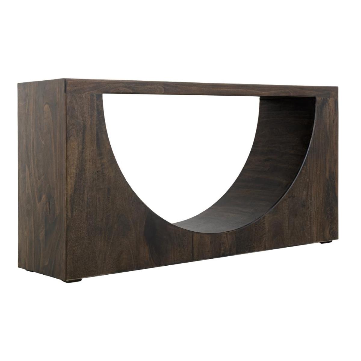 Wooden Sofa Table - Dark Mezquite - Image 3