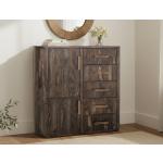 5 Drawer & 2 Door Gentleman’s Chest – Balam Chests Black 19