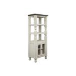 2 Door Bookcase Pier for Wall Unit - Stone