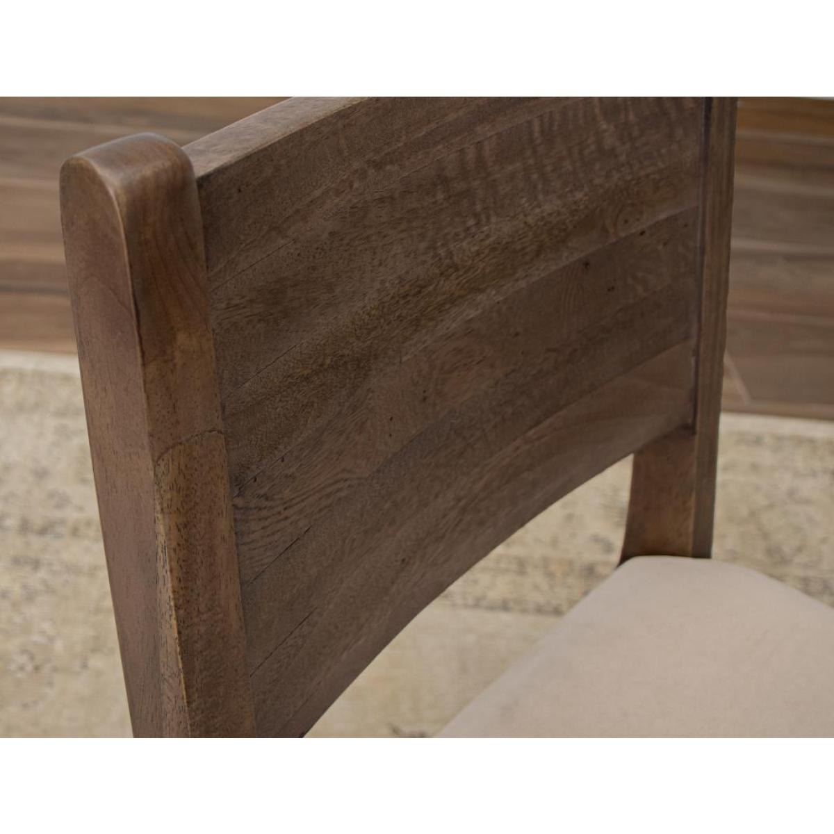 Wooden Chair - Dark Mezquite - Image 6