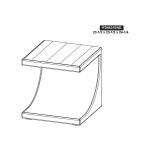 Wooden End Table – Dark Mezquite End tables End Tables 18