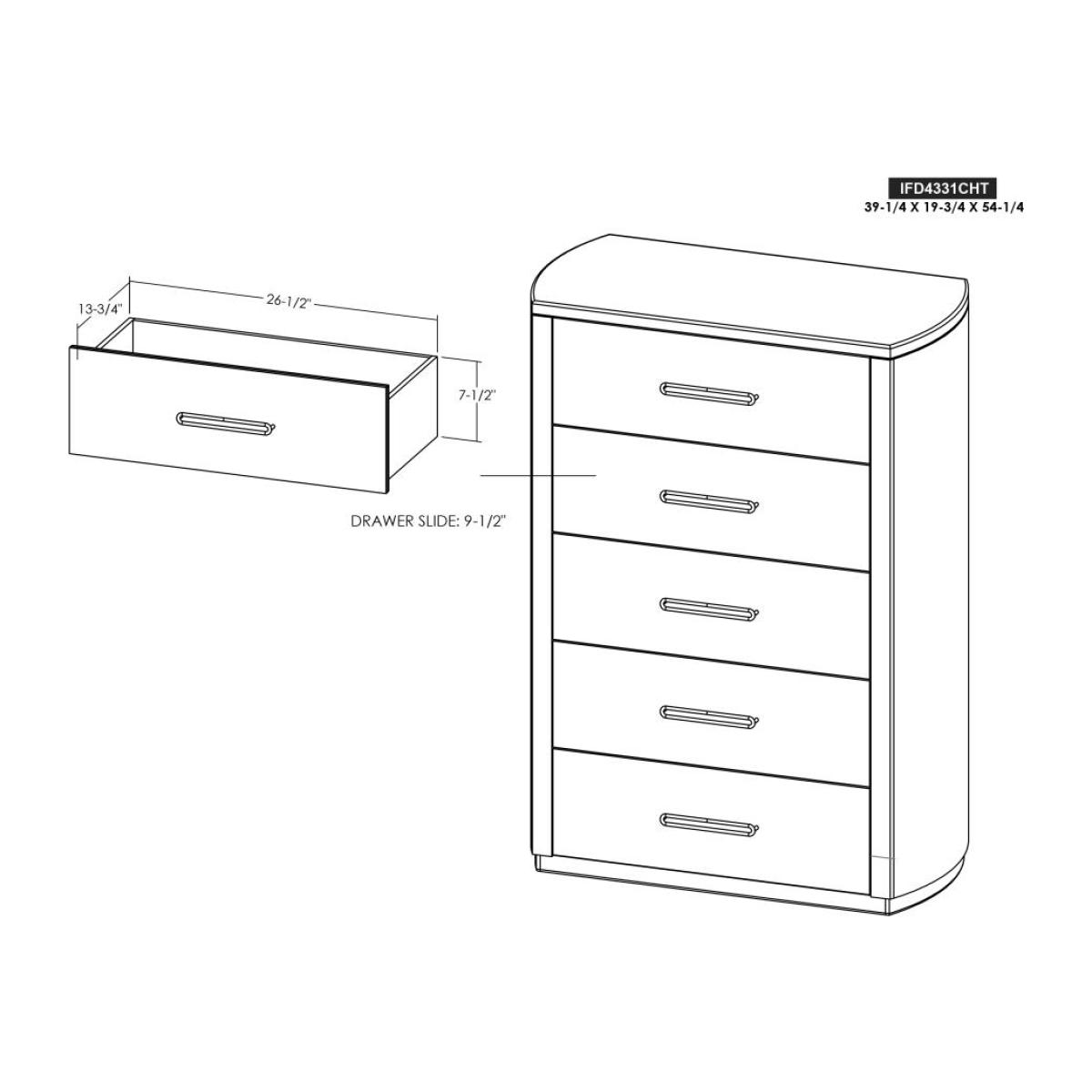 5 Drawer Chest - Balam - Image 12