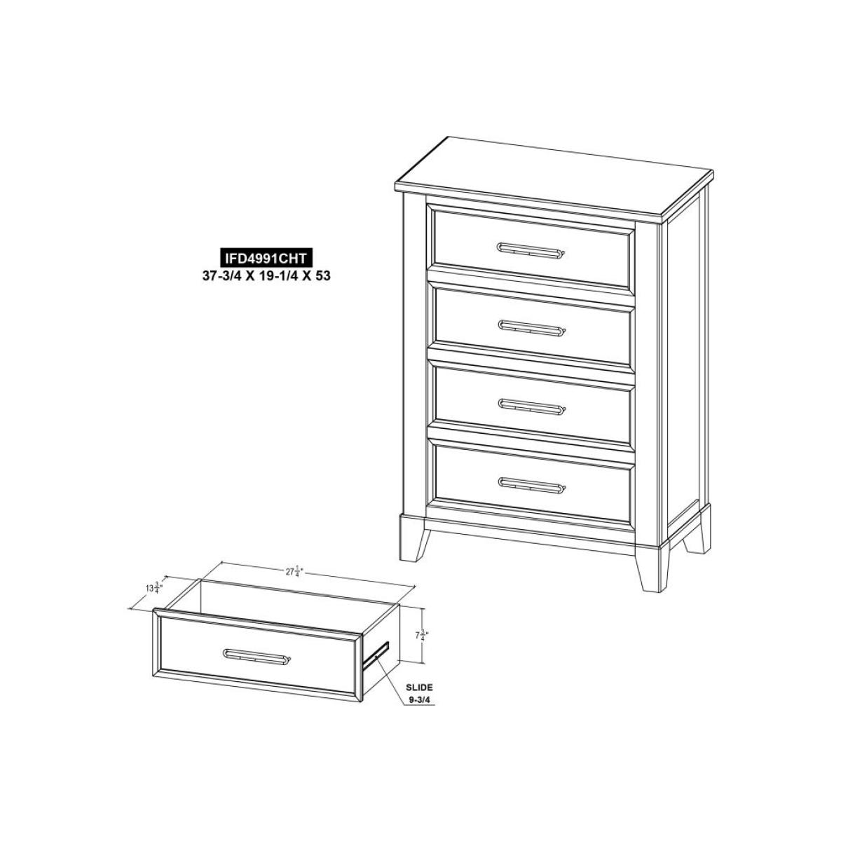 4 Drawer , Chest - Stoa - Image 11