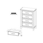 4 Drawer , Chest - Stoa - Image 11