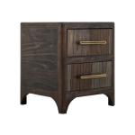 2 Drawer Nightstand - Dark Praga - Image 4
