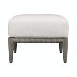 Borneo Outdoor Ottoman, Oyster - Image 7