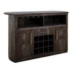 1-Drawer, 2-Door Bar with Wine Grid – Balam Bar Furniture Bar Furniture 16