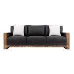 Wooden Frame, Upholstered Sofa - Ancora - Image 6