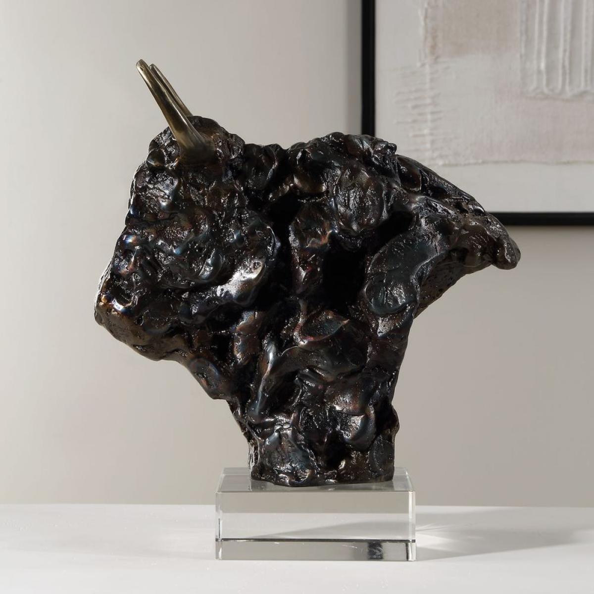 Bison Bust, Sculpture - Image 4