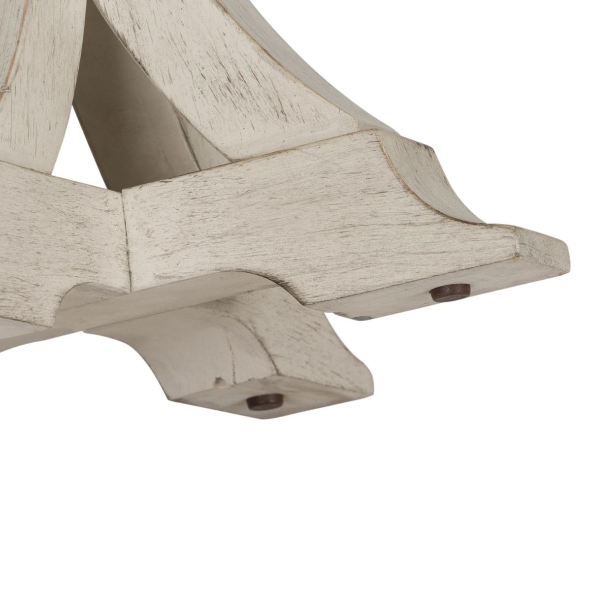 Farmhouse Reimagined Round Chair Side Table - Image 5