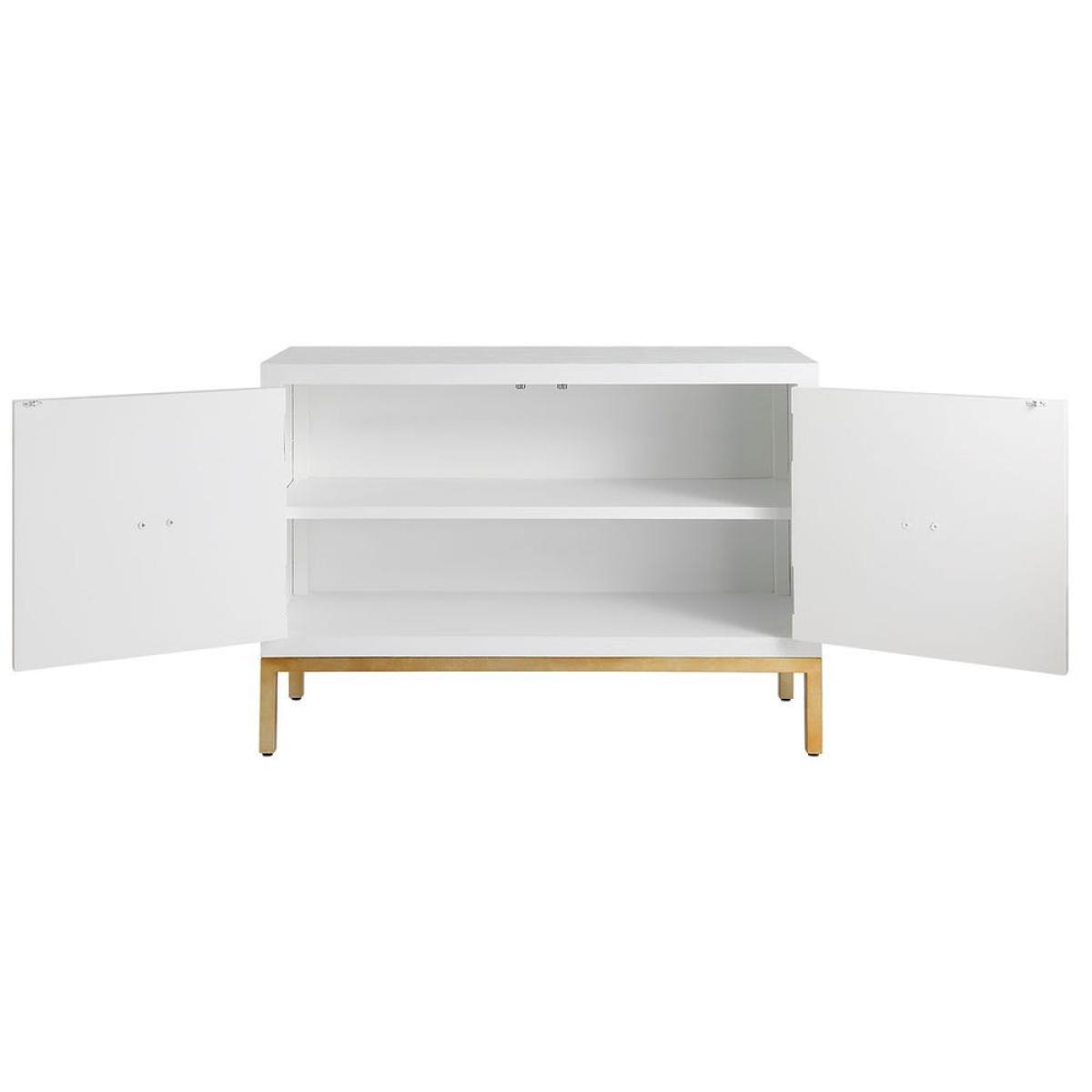 Aiken 2 Door Cabinet, White - Image 8