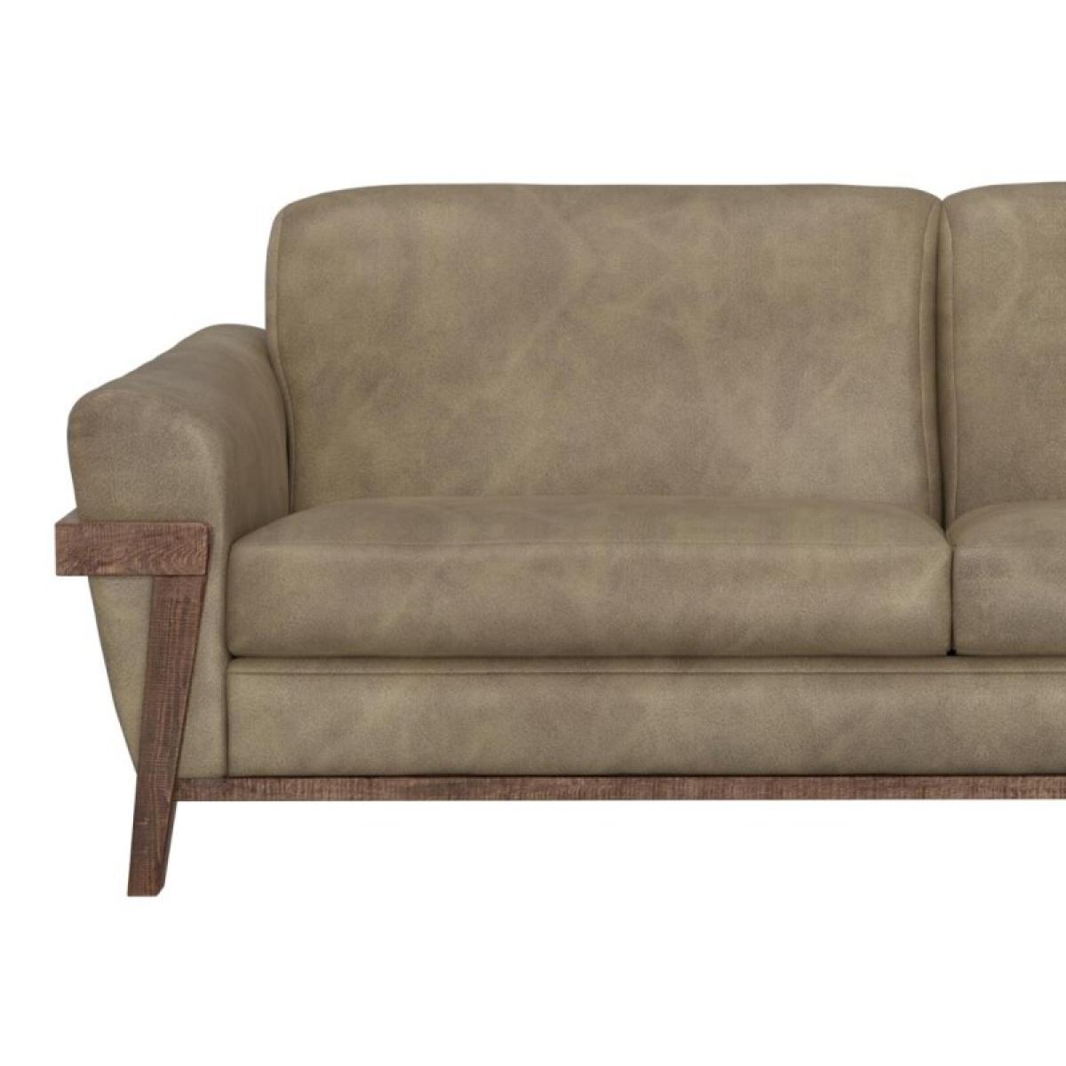 Wooden Frame & Base, Armchair - Loft Brown - Image 7