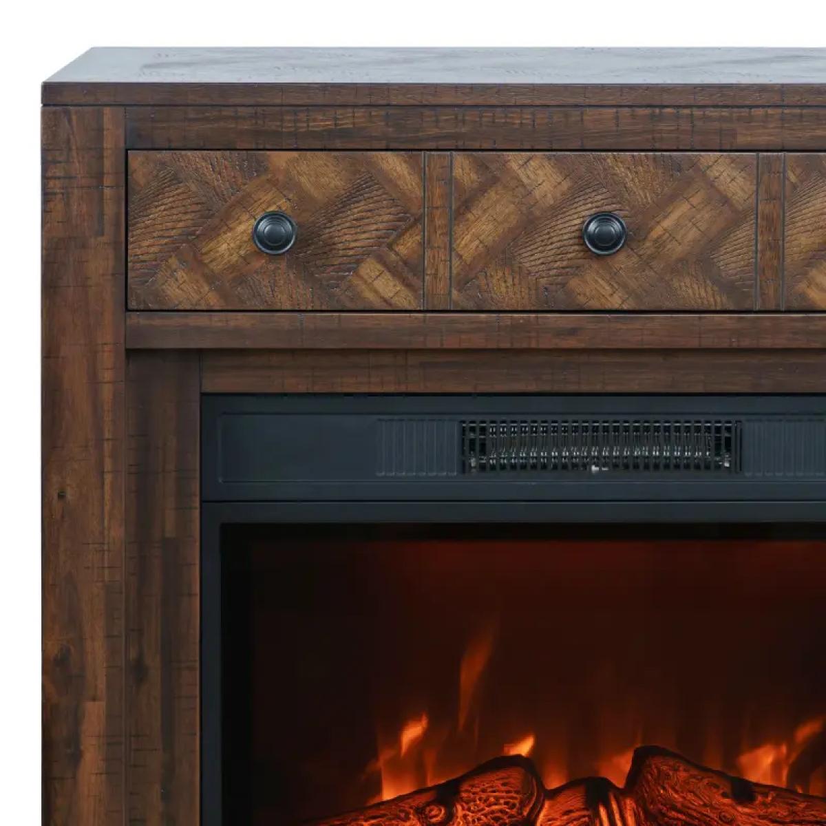 Fairview Oak 32" Fireplace - Image 6