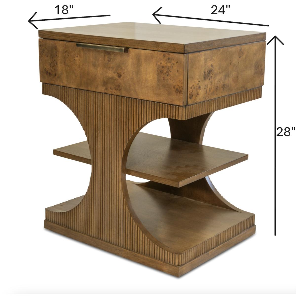 Manhattan Valley 1 Drawer Accent Nightstand - Image 9