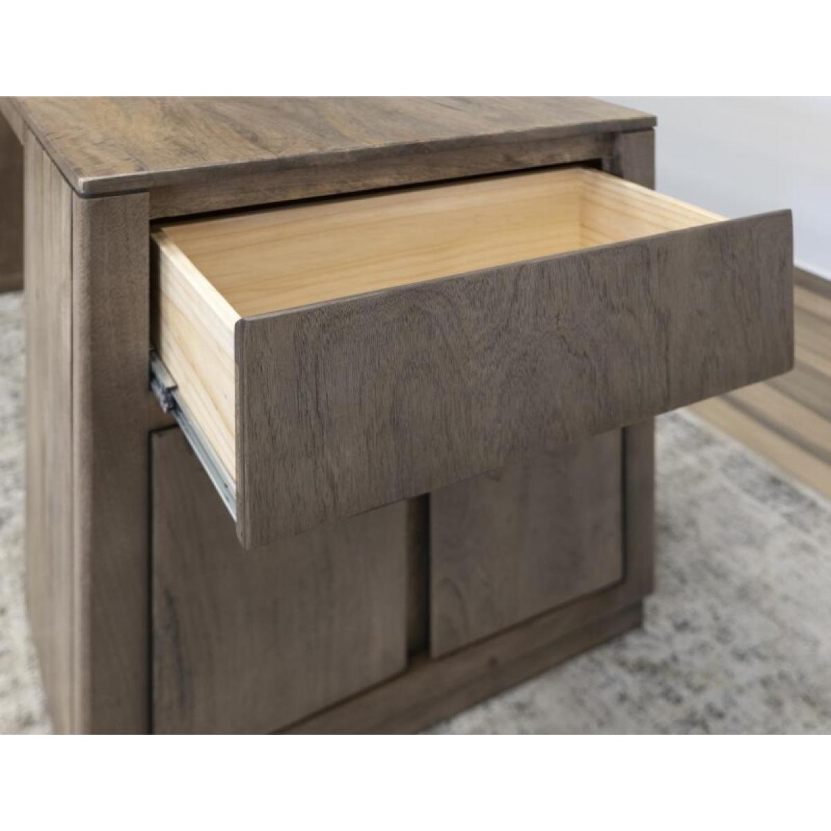 2 Drawer 4 Door Kitchen Island - Mezquite - Image 4