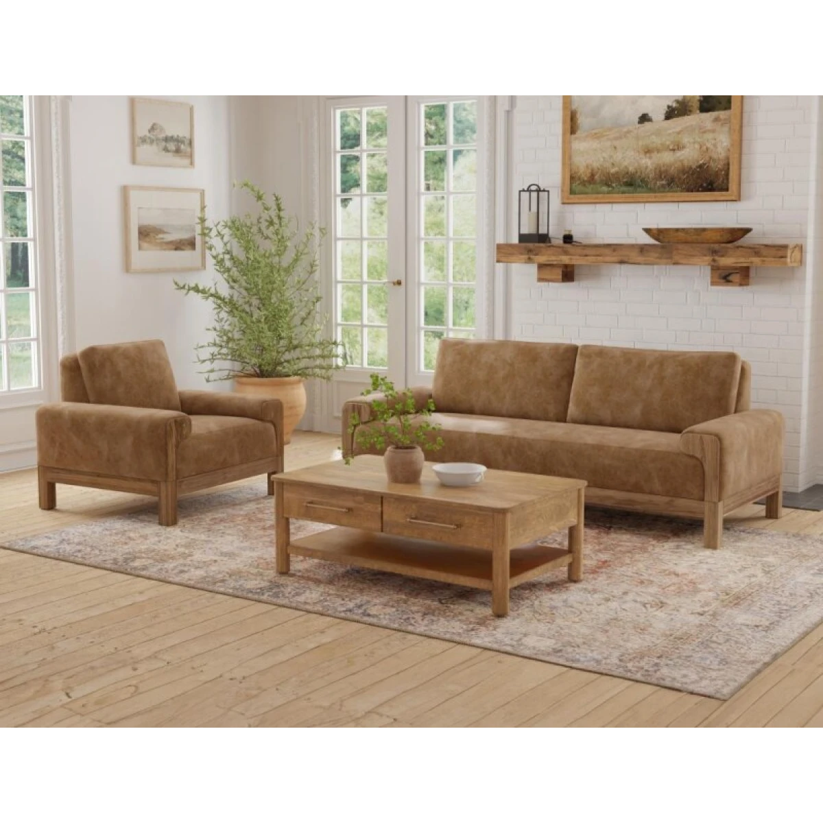 Sedona Wooden Frame & Base, Sofa - Image 4