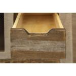 2 Drawer Chairside Table - Antique - Image 5