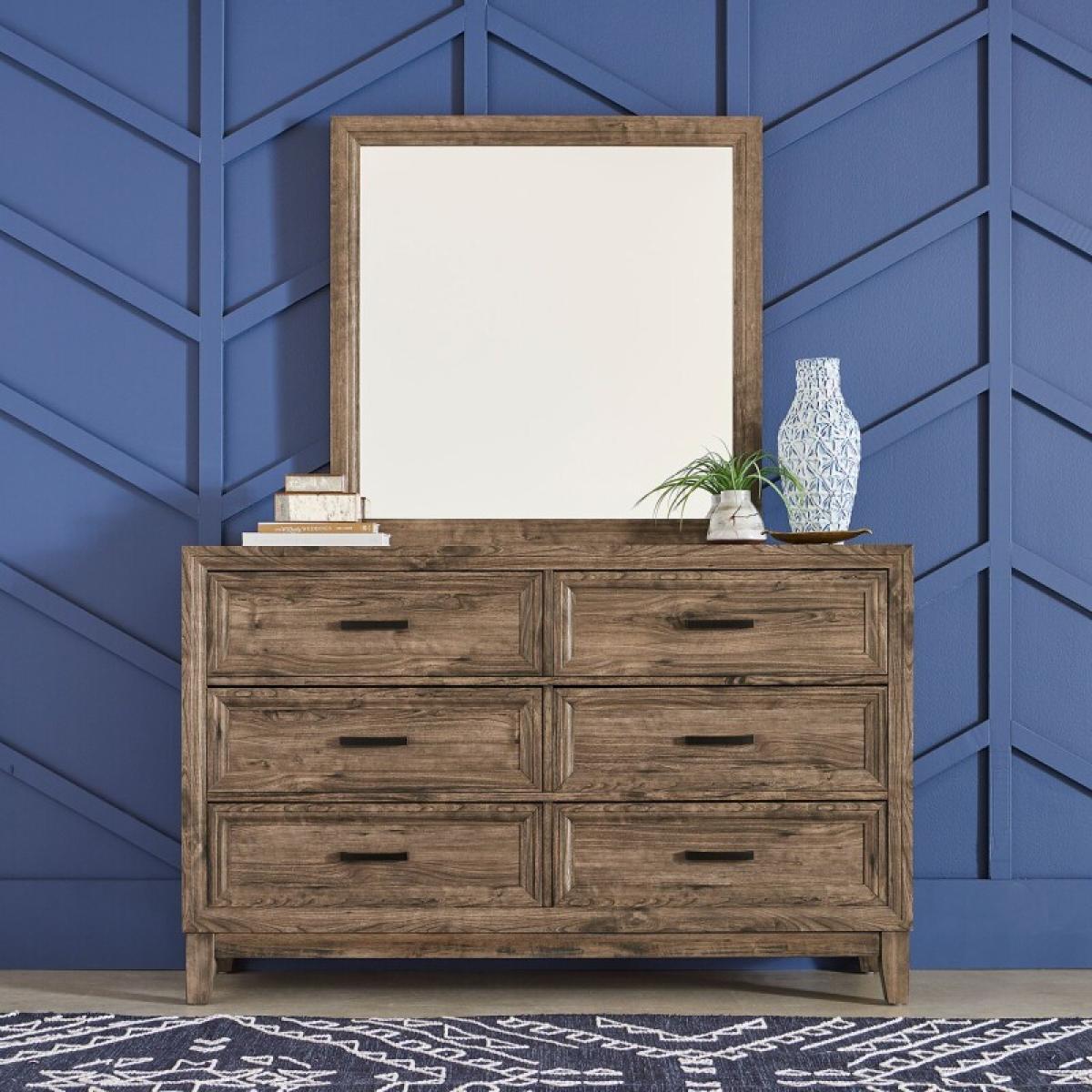 King Storage Bed, Dresser & Mirror, Night Stand - Image 3