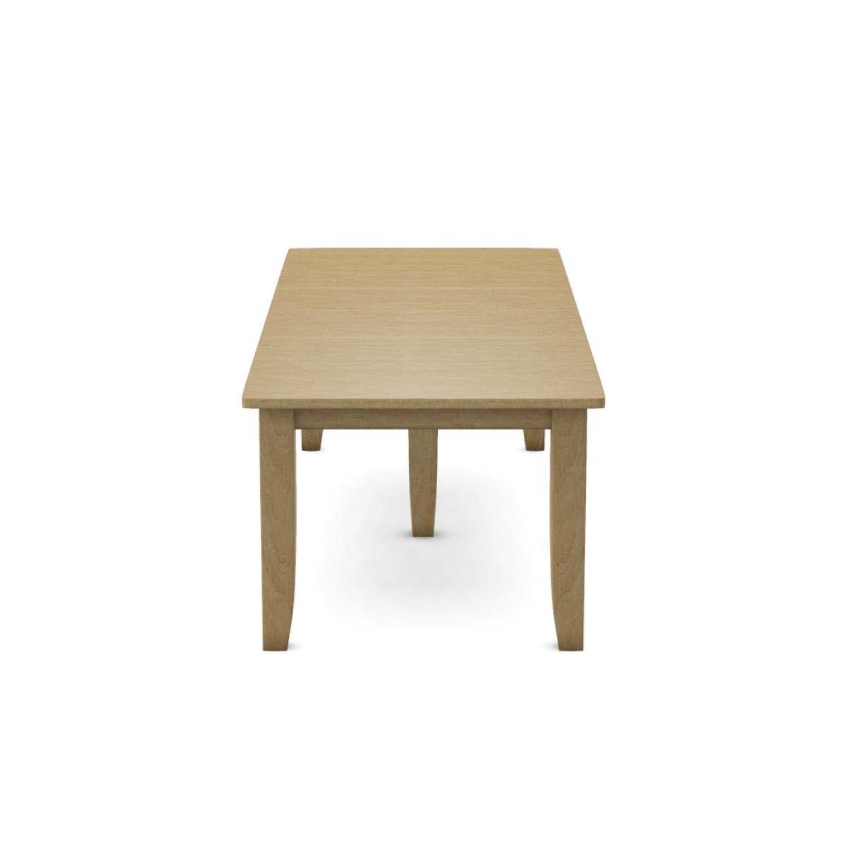 Farmhouse Solid Thick Table Top w/Shaker Legs (Set of 5) - T-53B - Image 32