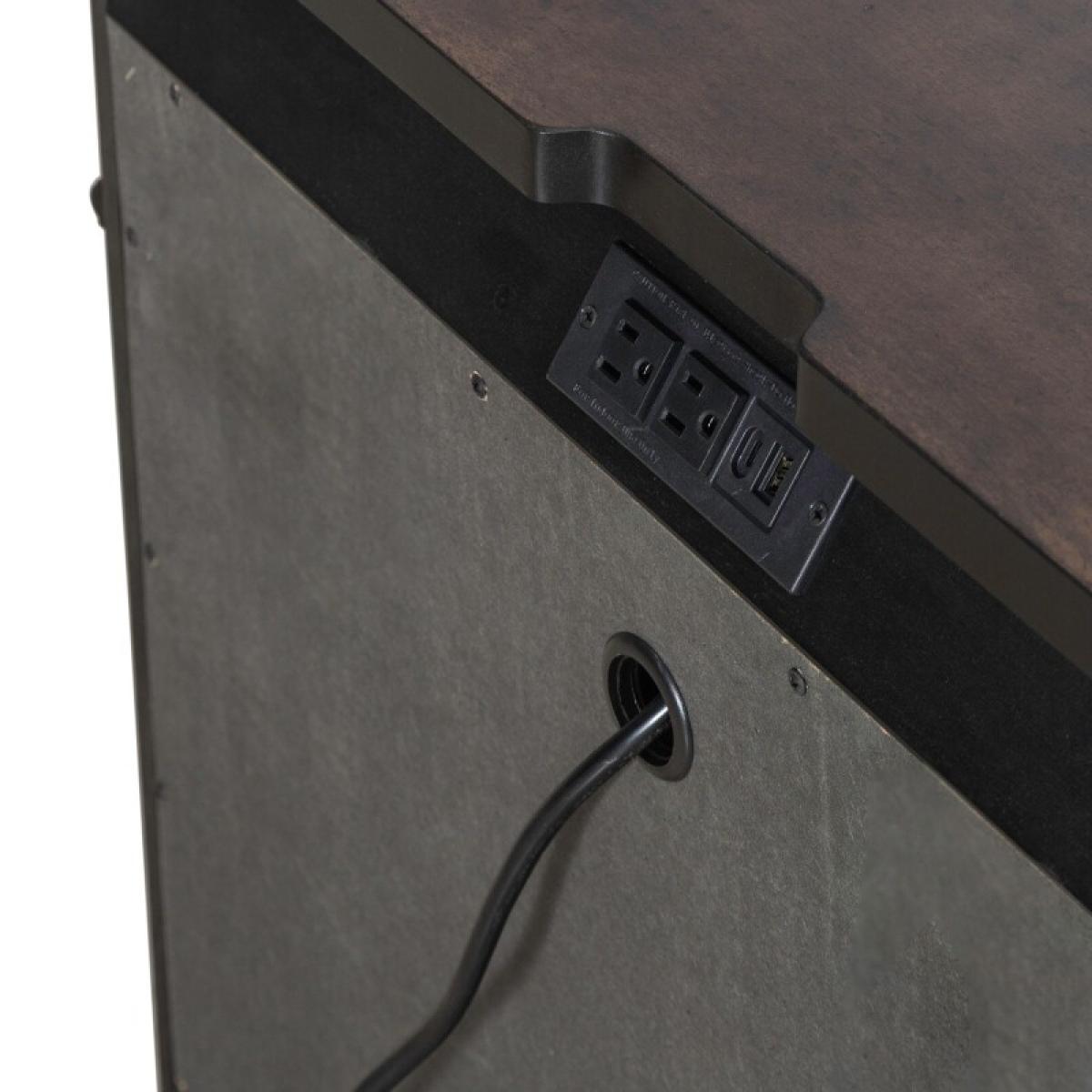 Arden Road Nightstand w/ Charging Station - Image 11