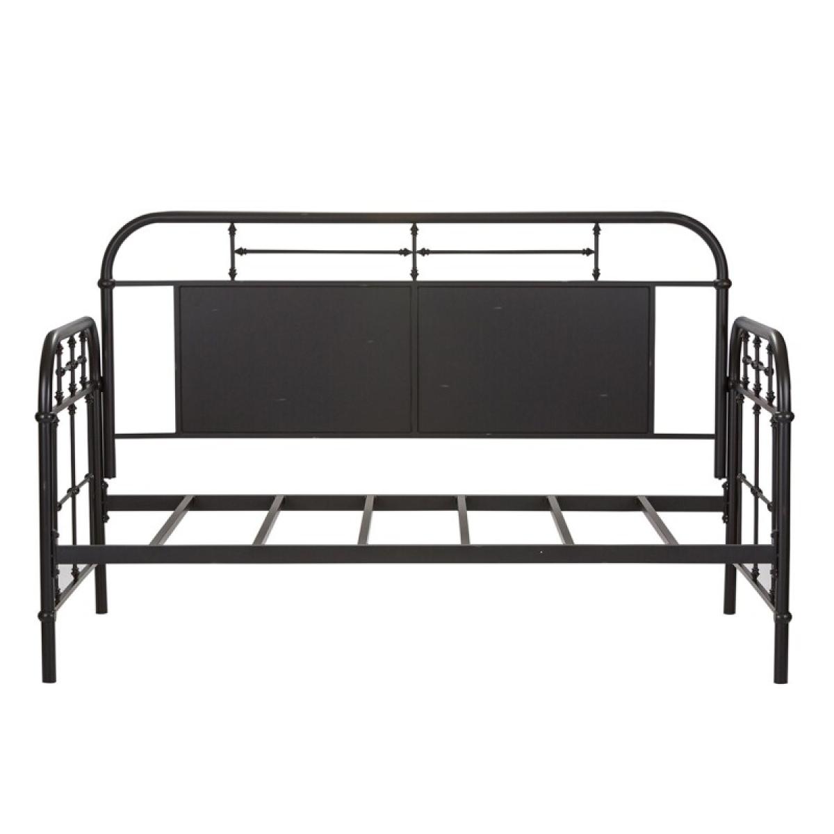 Vintage Series Twin Metal Day Bed - Black - Image 4