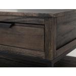 4 Drawer, 1 Shelf Cocktail Table - Dark Mita - Image 7