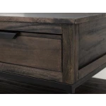 Dark Mita 4 Drawer, 1 Shelf Cocktail Table - Image 6