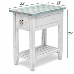 Picket Fence Chairside Table - Image 4