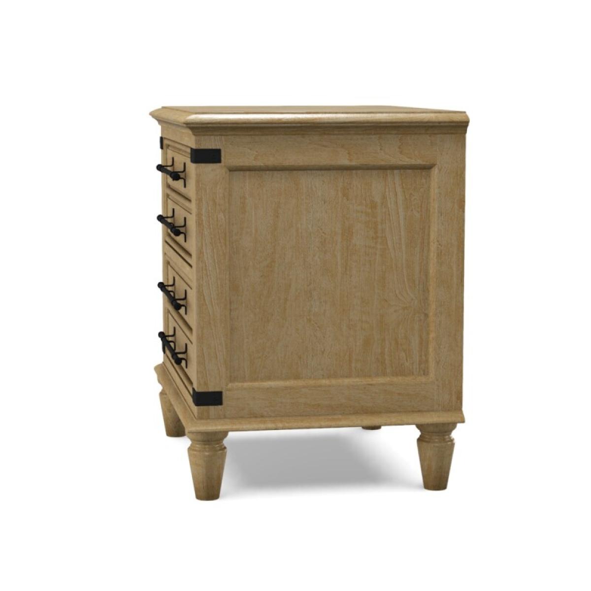 Farmhouse Chic 2-Drawer Nightstand - Image 13