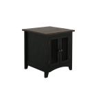 Pueblo 2 Metal Mesh Doors End Table - Image 5