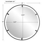 Cashel Round Mirror - Image 7