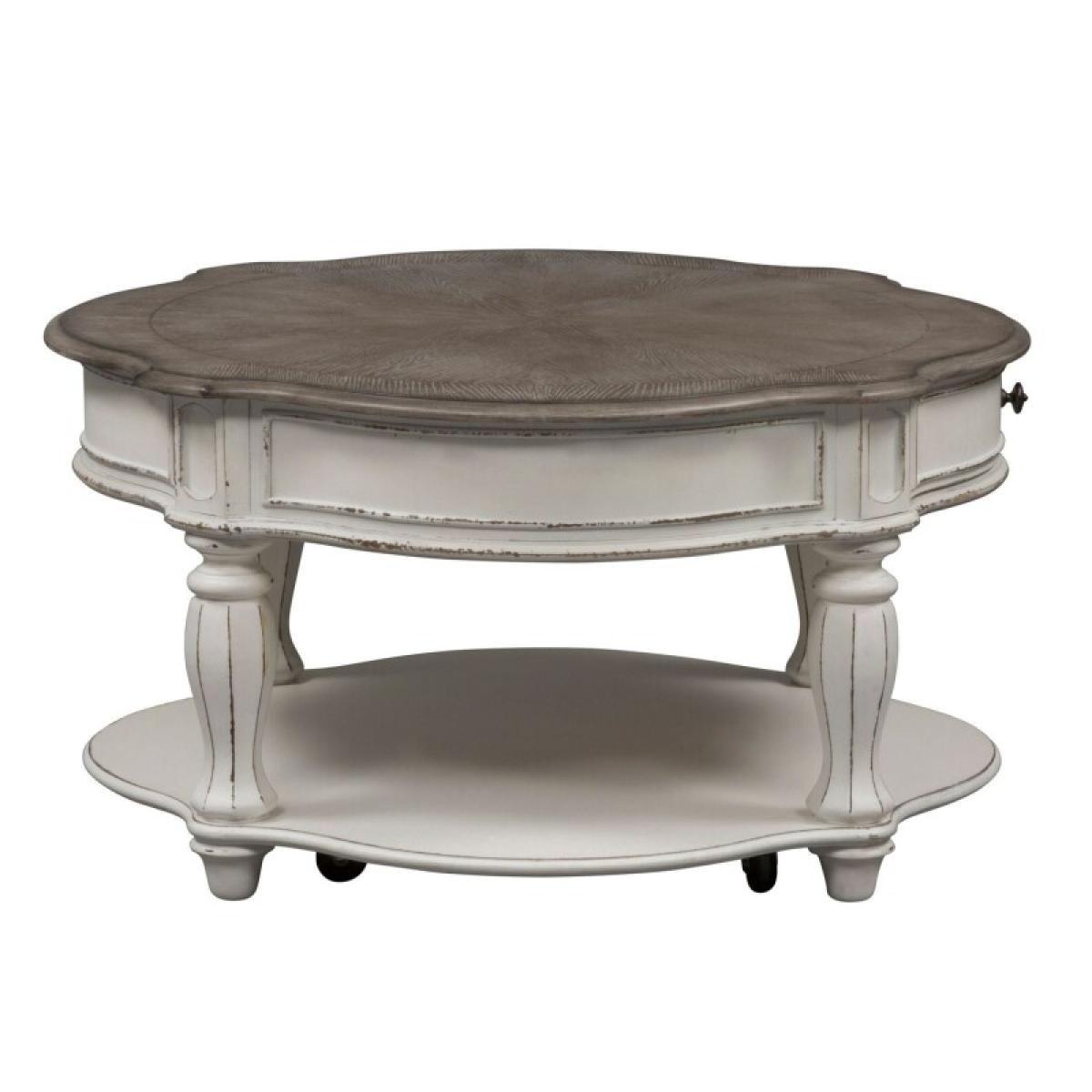 Magnolia Manor Round Cocktail Table - Image 5