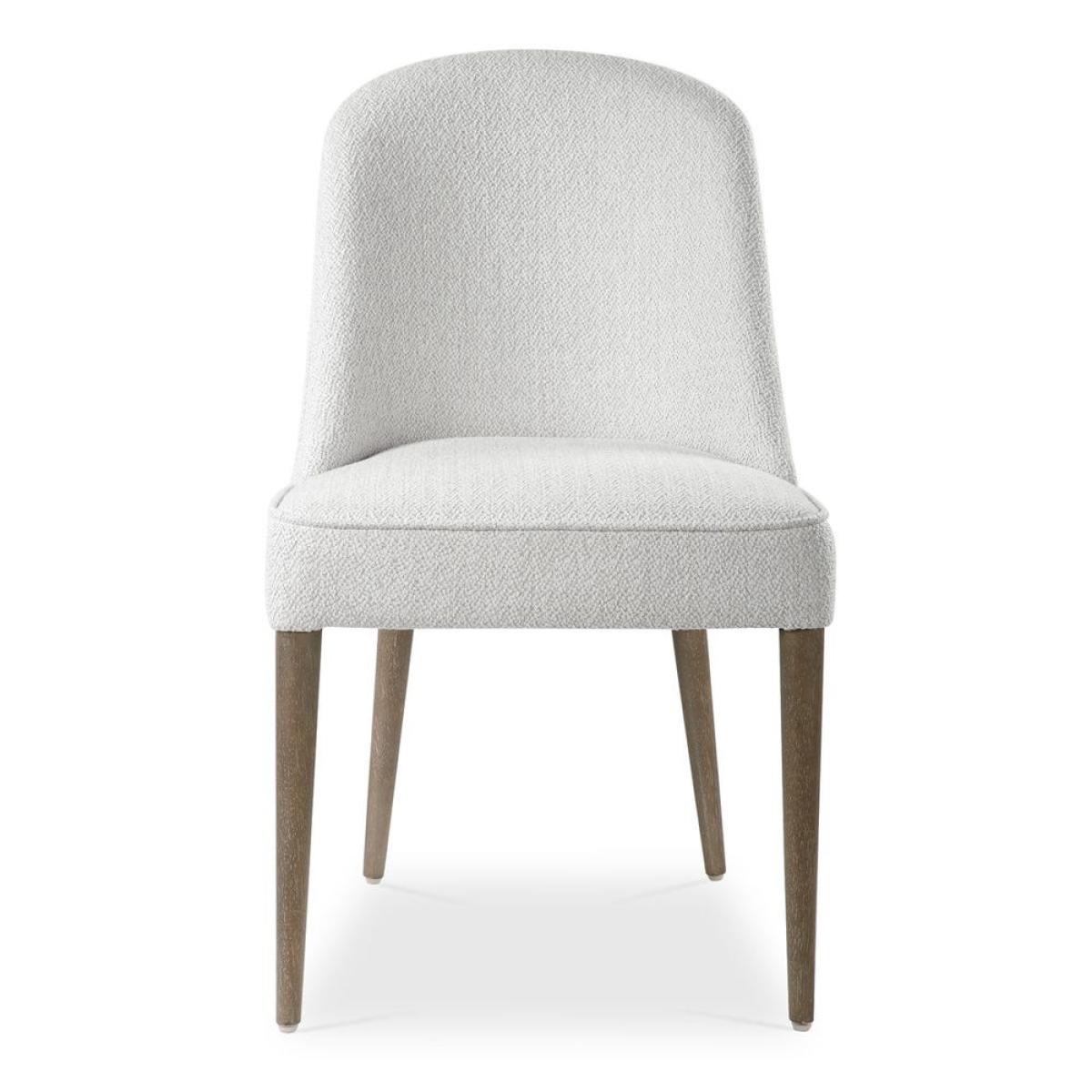 Brie Armless Chair, White, 2 Per Box, Priced Each - Image 2