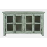 Rustic Shore 4 Door Low Accent Cabinet