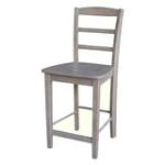 Dining Essentials - Madrid Stool in Taupe Gray - Image 4