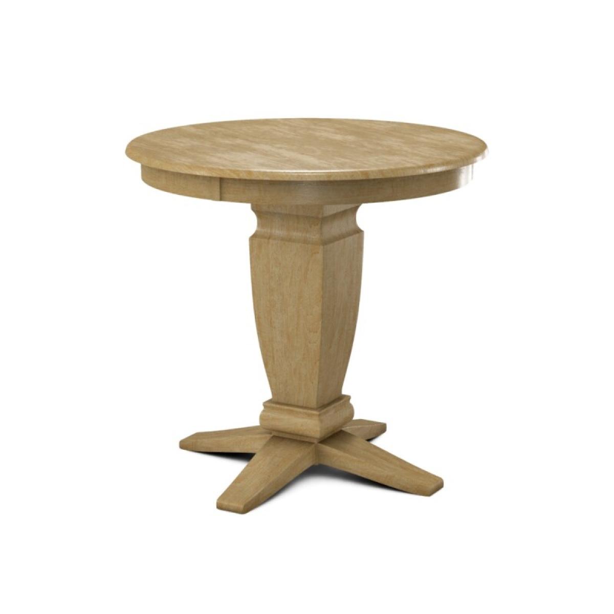 Build Your Own Pedestal Table w/ 36"H Java Gathering Pedestal for Solid Tops - Image 26