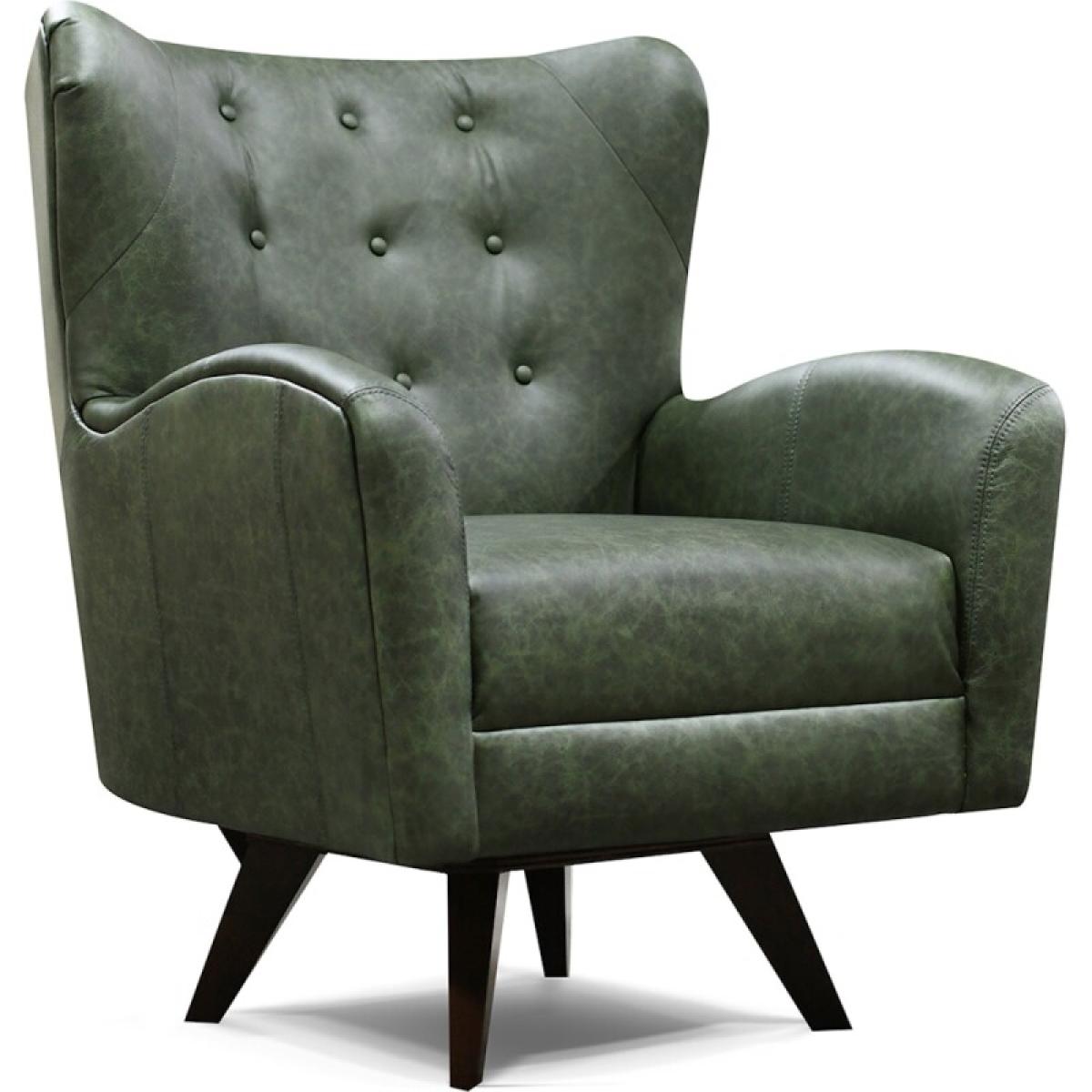 Harlow Leather Swivel Chair - Image 2