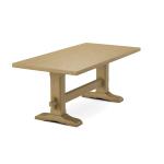 Trestle Solid Table Top w/ Trestle Table Base - T-7236B - Image 17