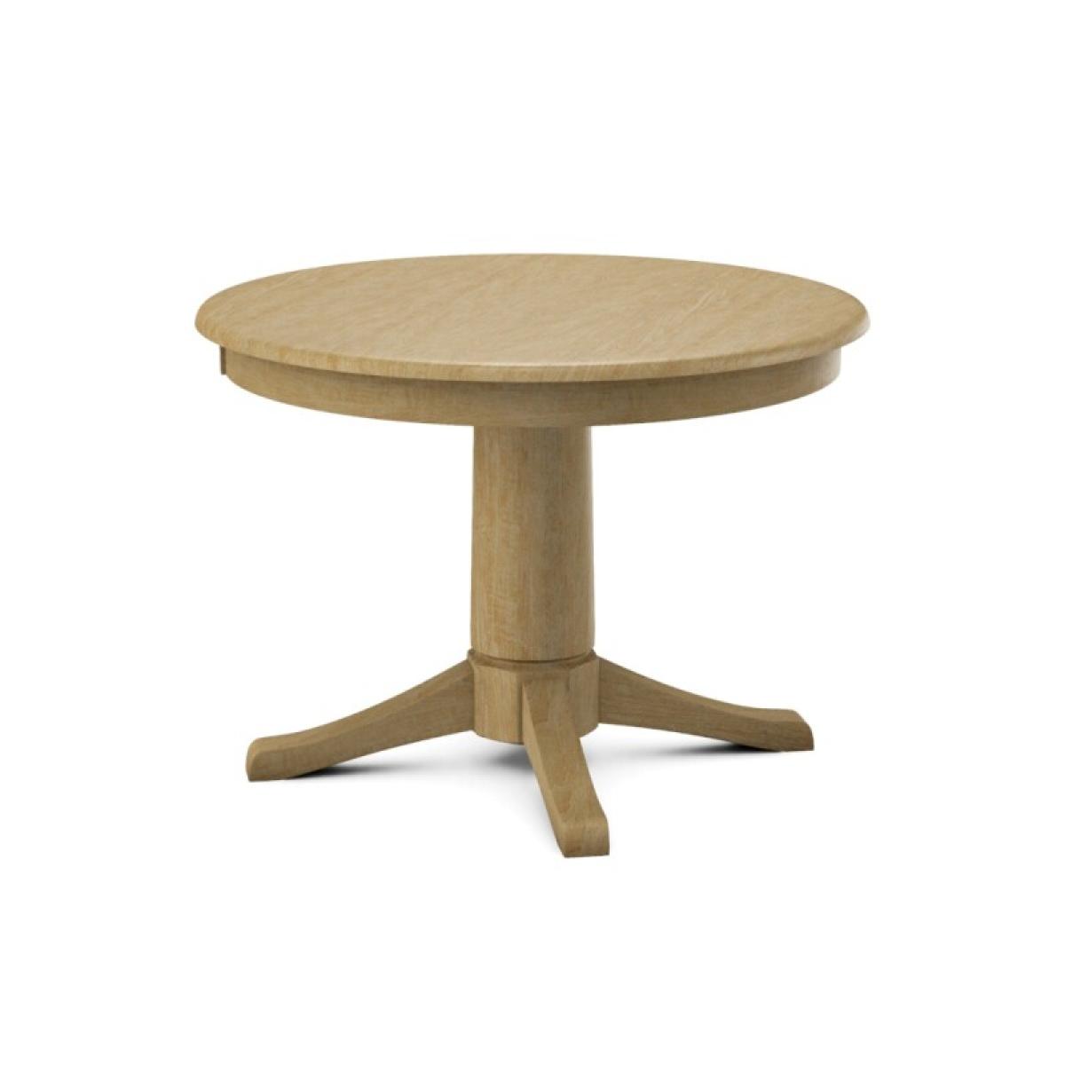 Build Your Own Pedestal Table w/ 42" Round Tabletop w/'Half Bullnose Edge - Image 31
