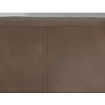 Wooden Frame & Base, Upholstered Seat Ottoman - Balam - Image 5