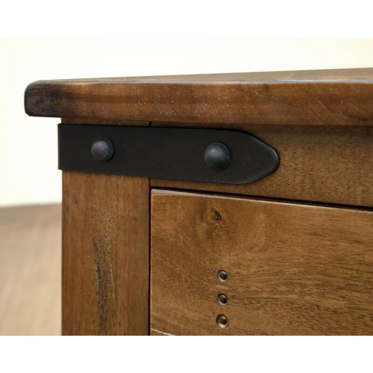 2 Drawer Nightstand - Parota - Image 4