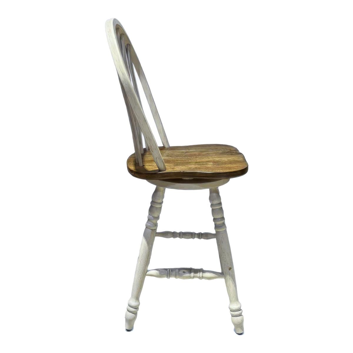 Carolina Crossing Windsor Swivel Counter Chair - White - Image 5