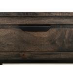 2 Drawer, 1 Shelf Sofa Table - Dark Mita - Image 5