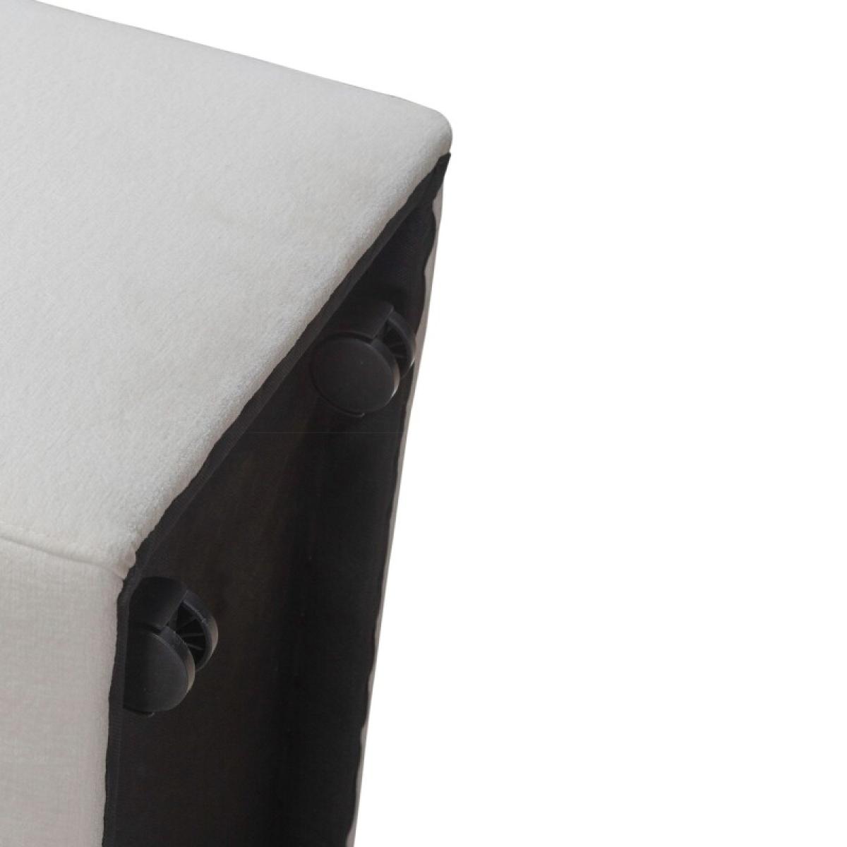 Accent Dining Chair w/ Casters - Ivory - Image 2