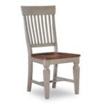 Vista Collection Slat Back Chair in Hickory & Stone - Image 4