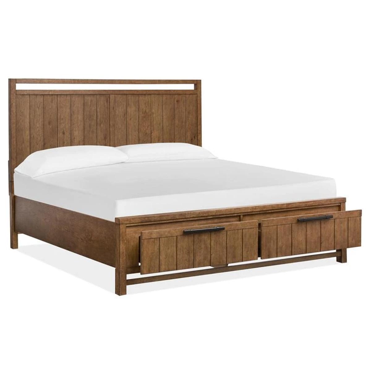 Conway B6422-64A Complete King Panel Storage Bed - Image 8