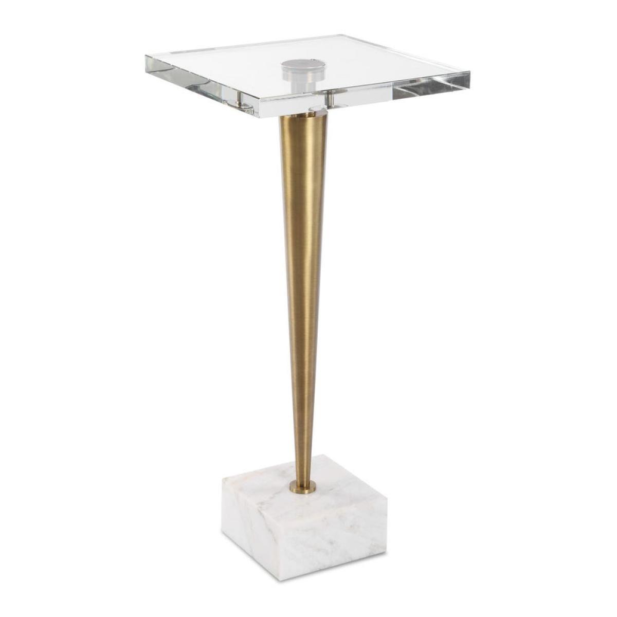 06e4448969dda0748a089ca2f8ac28c0 Campeiro Drink Table, Brass - Image 1