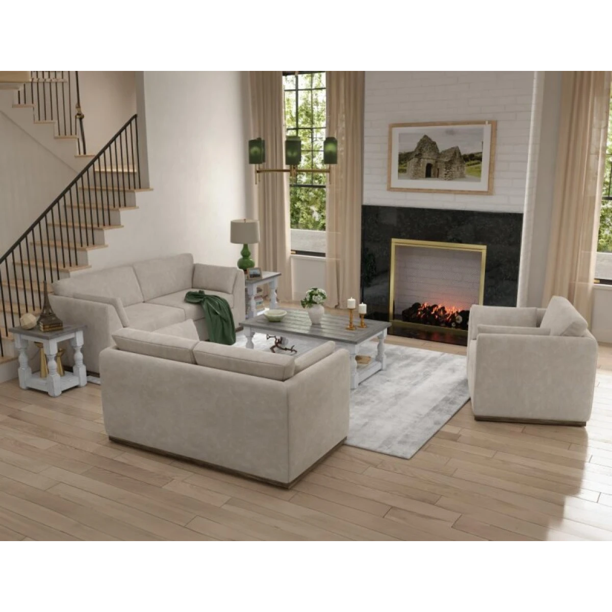 Vallarta Wooden Frame & Base, Sofa - Image 2