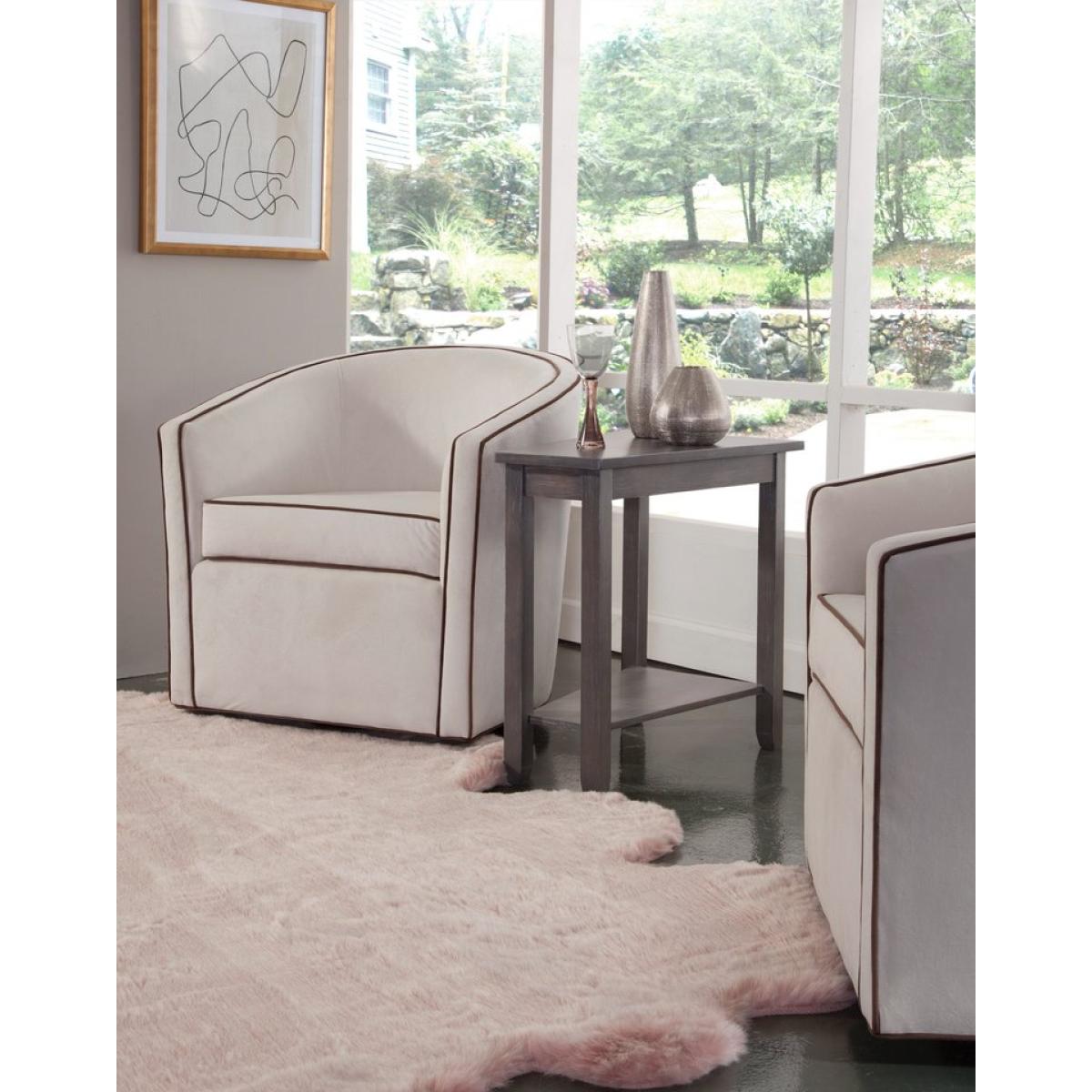 Destinations Collection - Keystone Accent Table in Heather Gray - Image 3