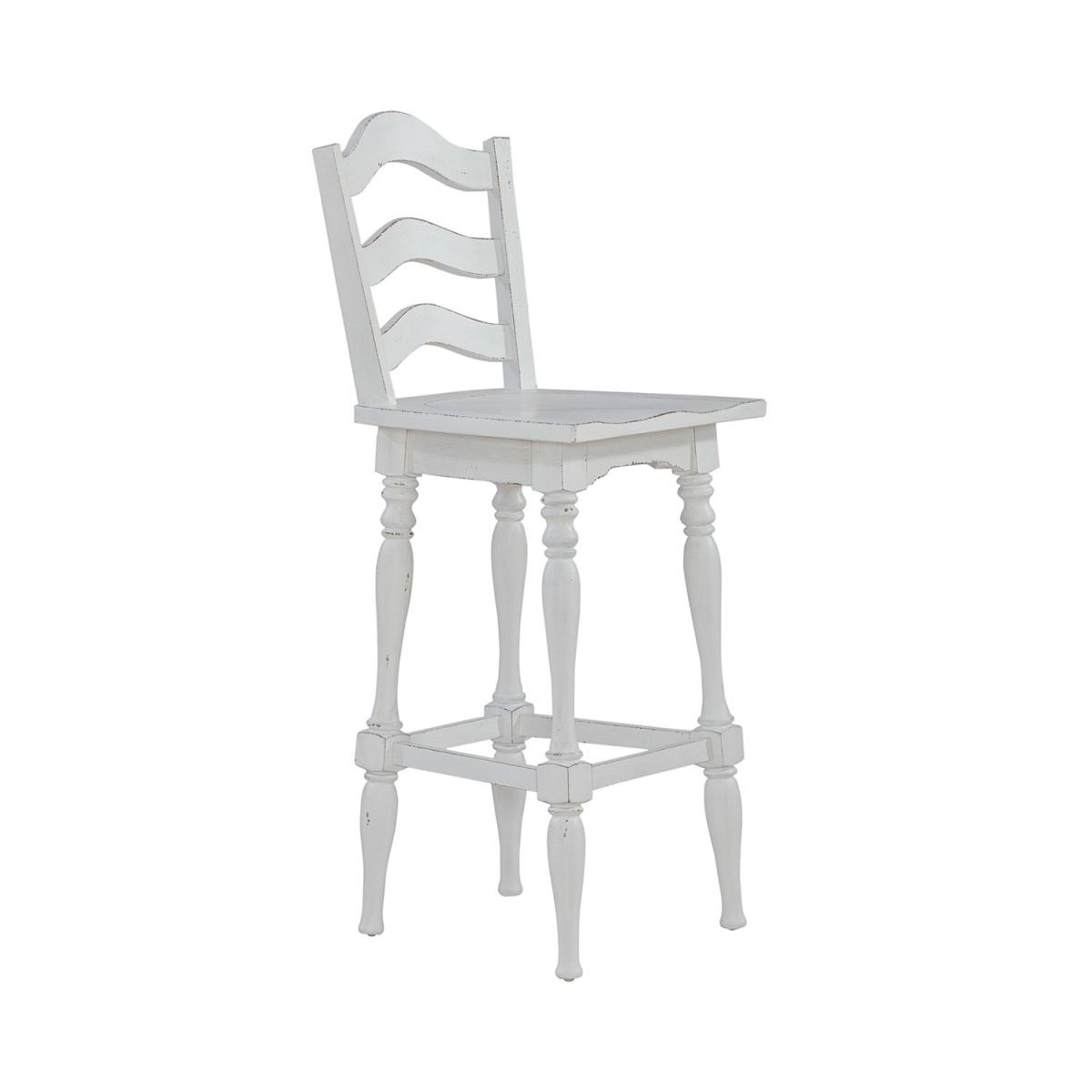 Magnolia Manor Ladderback Swivel Bar Stool - Image 2